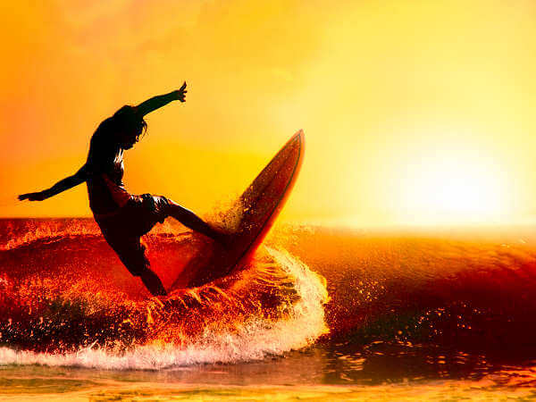 Wenn man auf Bali Stellen zum Surfen sucht, ist die gesamte Region um Canggu sehr empfehlenswert