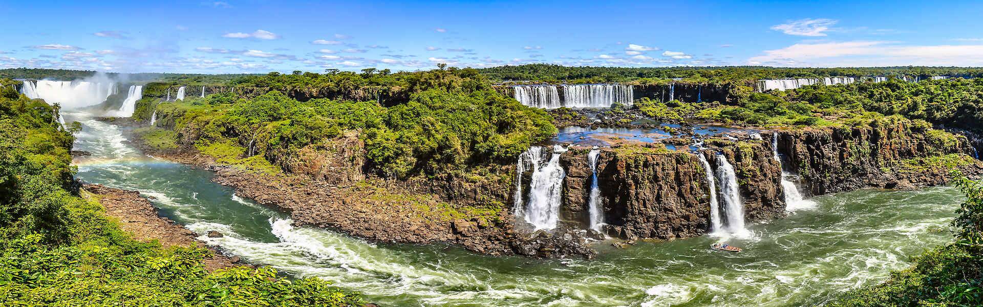 Eine Rundreise durch Südamerika mit den Iguazu Wasserfällen als Höhepunkt.