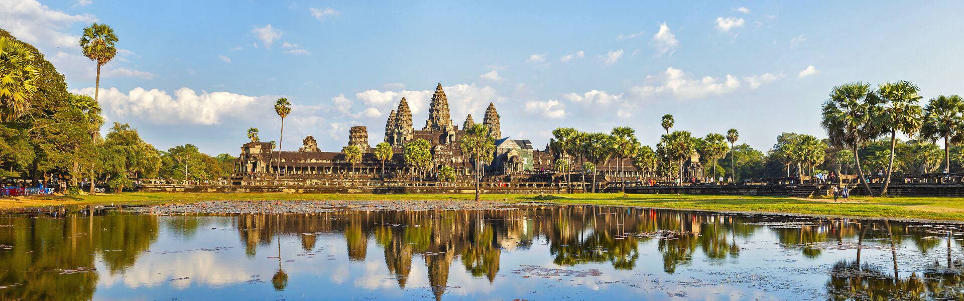 Kambodscha Rundreisen erkunden Sie das einstige Königreich der Khmer. Die Tempelanlagen von Angkor Wat warten auf Sie