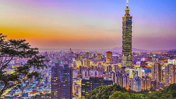 Taipei 101 – das Wahrzeichen von Taiwan und ein beliebtes Sehenswürdigkeit.