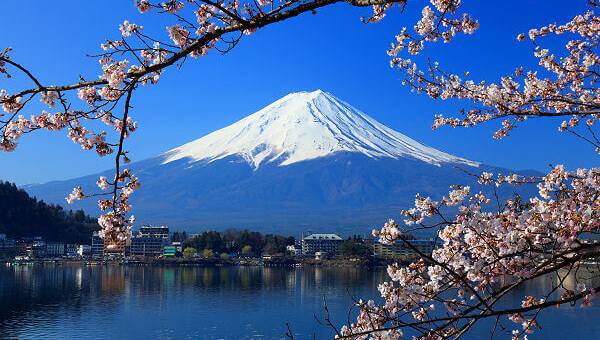 Der Mount Fuji – Japans höchster Berg und ein beliebtes Ausflugsziel.