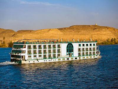 Reise auf dem Nil, von Luxor in Oberägypten nach Assuan und wieder zurück