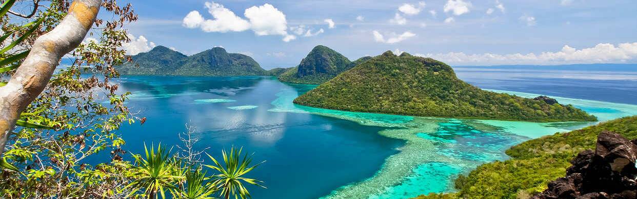 Die Insel Borneo die drittgrößte Insel der Welt - Dschungelabenteuer, Orang-Utans und Traumstrände