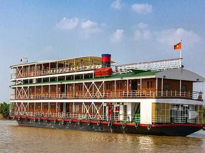 Flusskreuzfahrt auf dem Mekong mit beeindruckenden Landschaften in Vietnam und Kambodscha