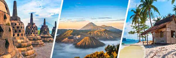 Indonesien Rundreise - Tempel, Vulkane, Regenwälder und Traumstrände entdecken.