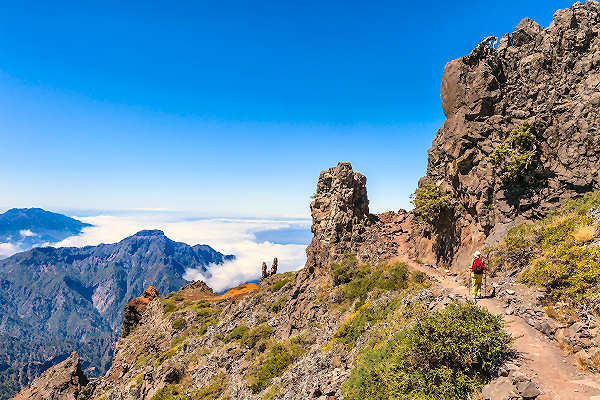 Wanderung im Caldera de Taburiente Nationalpark auf La Palma