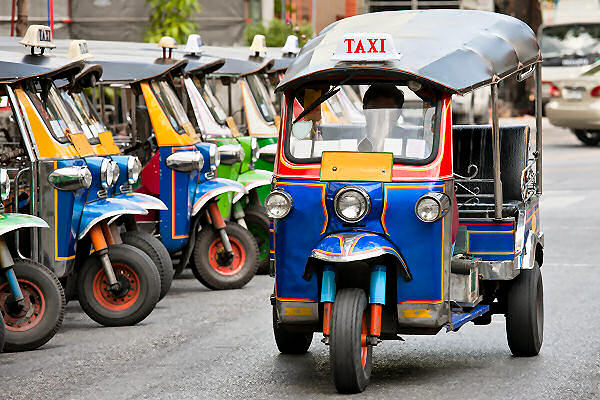 Tuk Tuk in Thailand – Traditionelles Fortbewegungsmittel