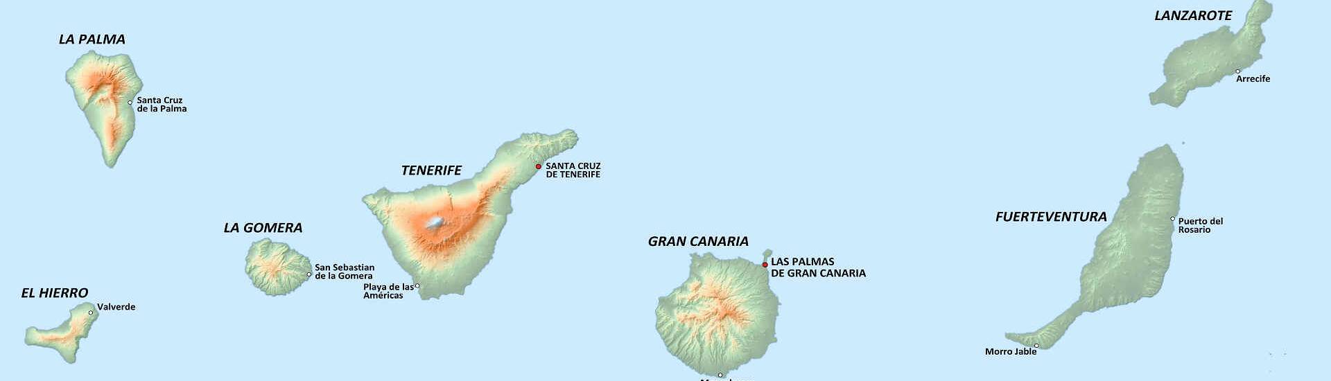 Inselhüpfen auf den Kanaren: So planst du deine perfekte Reise mit Landkarte