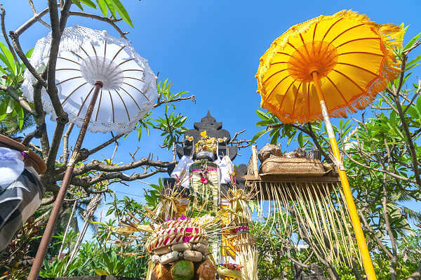 In der Nähe vom Legian Beach auf Bali finden Sie die Pura Petitenget Tempelanlage