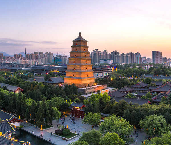 Xi'an Baxian Gong Tempel in China