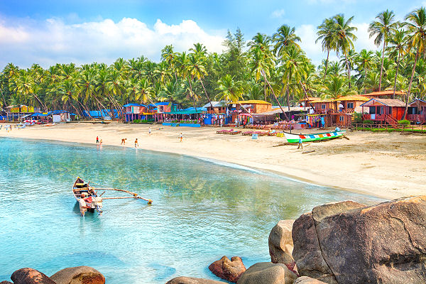 Bild eines atemberaubenden Strandes in Goa, Indien - Erleben Sie die Schönheit von Goa auf Ihrer Indien Reise