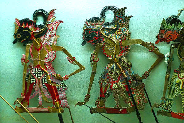 Das Wayang Museum in Jakarta zeigt die traditionellen Stabpuppen und Schattenfiguren