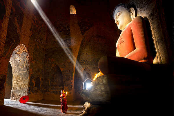 Bagan eine der größten Tempelstätten der Welt mit über 2.000 Tempeln und Pagoden in Myanmar