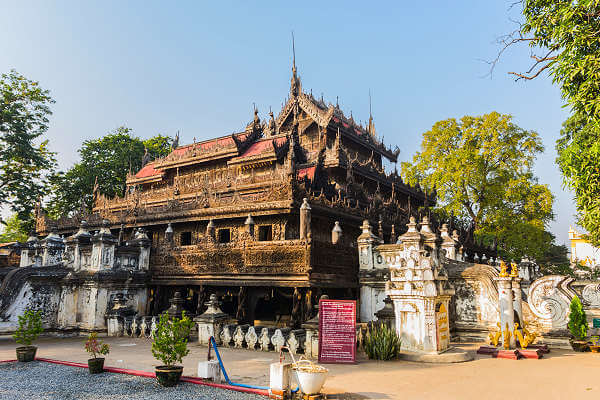 Shwenandaw Kyaung in Mandalay