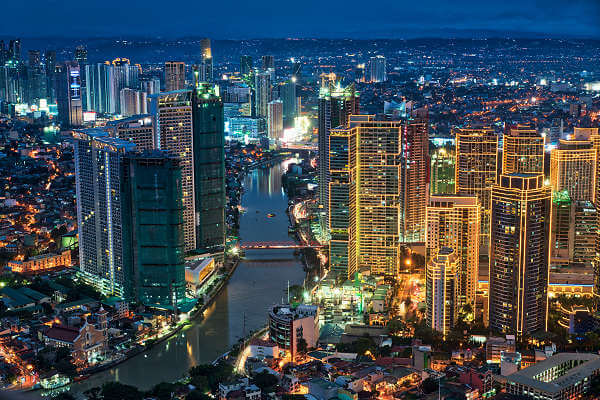 Manila liegt auf Luzon, der Hauptinsel der Philippinen