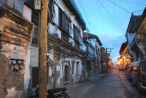 Vigan City eine spanische Kolonialstadt liegt an der Westküste der Insel Luzon