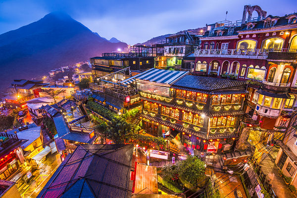Jiufen entdecken Sie auf Ihrer Reise eine der beliebtesten Städte Taiwan