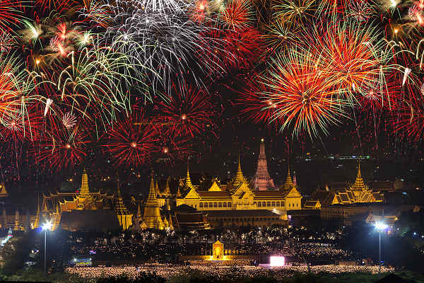 Königgeburtstag im Großen Palast von Bangkok