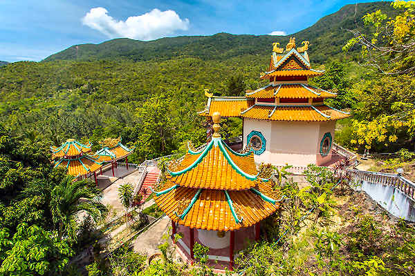 Der beeindruckende chinesische Tempel auf Koh Phangan