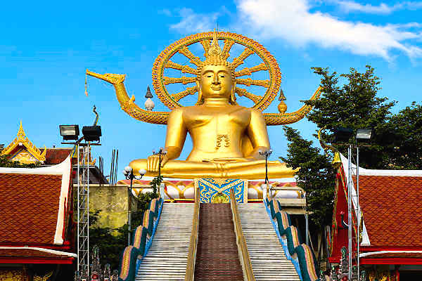 Bild des imposanten Big Buddha auf Koh Samui in Südthailand