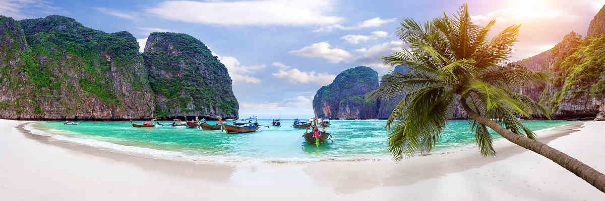 Bild vom Maya Beach, einem der schönsten Strände in Thailand