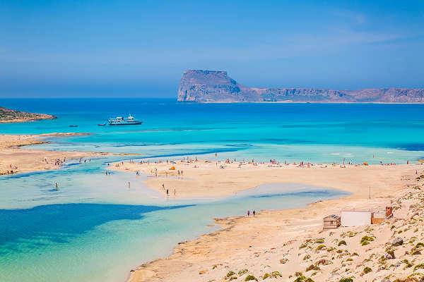 Atemberaubender Blick auf Balos Beach, Kreta