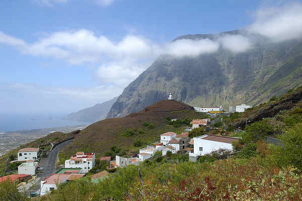 Blick auf die unberührte Natur von El Hierro auf den Kanarischen Inseln