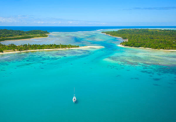 Die Insel Ile Sainte Marie vor der Ostküste von Madagaskar ist ein tropisches Paradies mit großen Korallenriffen
