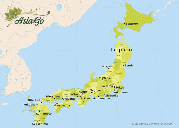 Japan Landkarte – für die perfekte Reiseplanung