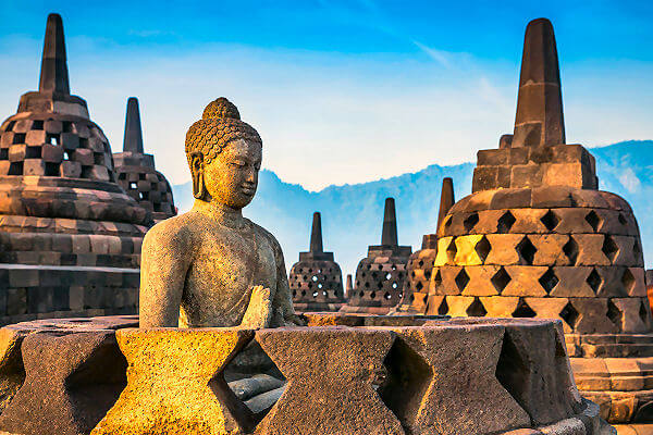 Indonesien Rundreise auf Java: Bestaunen Sie den Borobudur Tempel